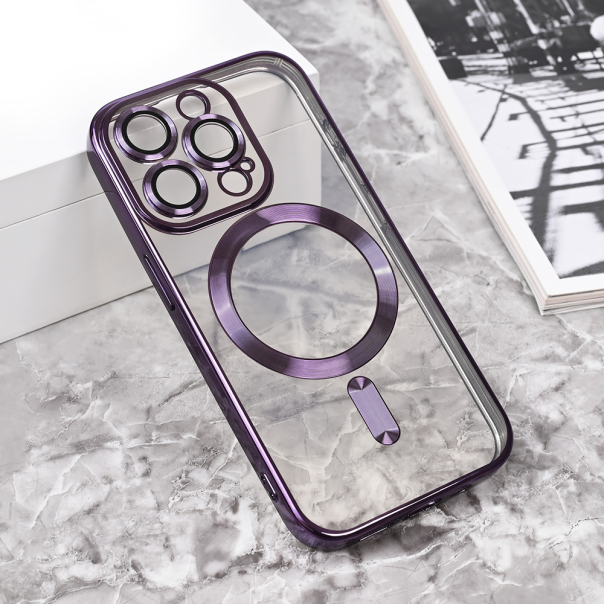 Torbica Magsafe Lux za iPhone 14 Pro 6.1 ljubicasta - 215411-1