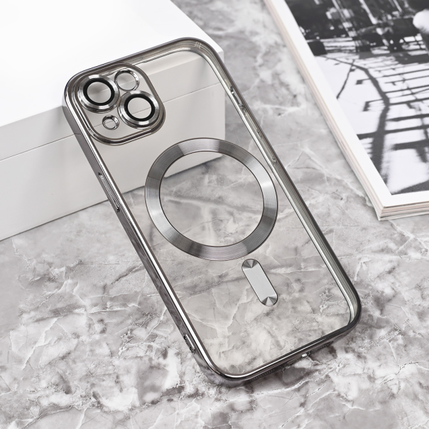 Torbica Magsafe Lux za iPhone 15 6.1 siva - 215418-1