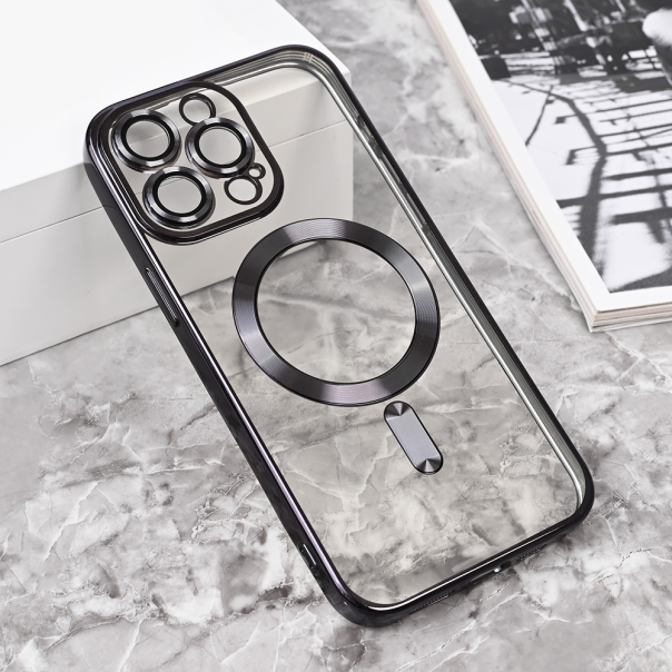 Torbica Magsafe Lux za iPhone 15 Pro Max 6.7 crna - 215427-1