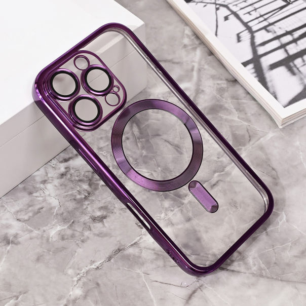 Torbica Magsafe Lux za iPhone 16 Pro 6.3 ljubicasta - 216219-1