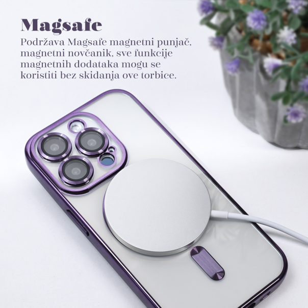 Torbica Magsafe Lux za Samsung A266B Galaxy A26 5G roze - 220232