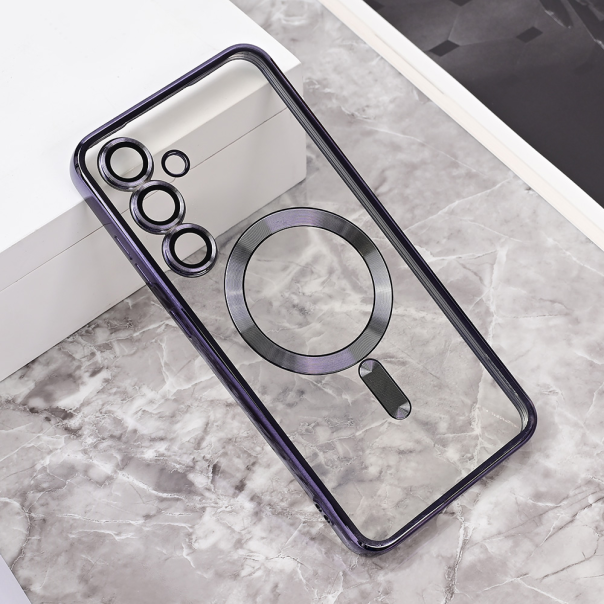 Maska za Samsung Galaxy S24 FE Magsafe Lux crna - 218070