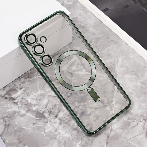 Maska za Samsung Galaxy S24 FE Magsafe Lux zelena - 218074