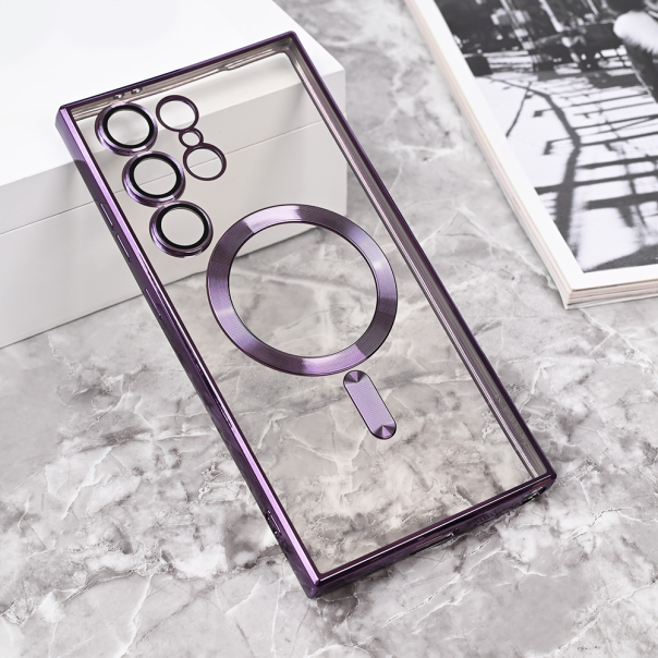 Torbica Magsafe Lux za Samsung S928B Galaxy S24 Ultra ljubicasta - 215441-1