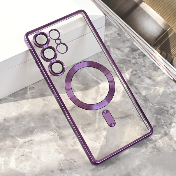 Torbica Magsafe Lux za Samsung S938B Galaxy S25 Ultra ljubicasta - 220253