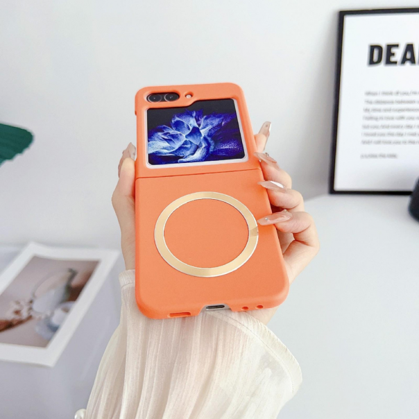 Maska za Samsung Galaxy Z Flip 6 5G narandžasto Magsafe Magnetic Shockproof - 215158