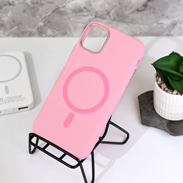 Torbica Magsafe Matte Color iPhone 11 6.1 roze - 218142