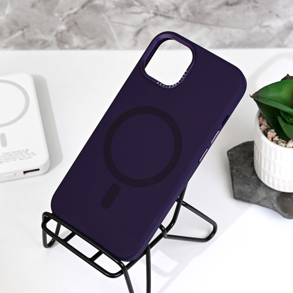 Torbica Magsafe Matte Color iPhone 13 6.1 ljubičasta - 218156