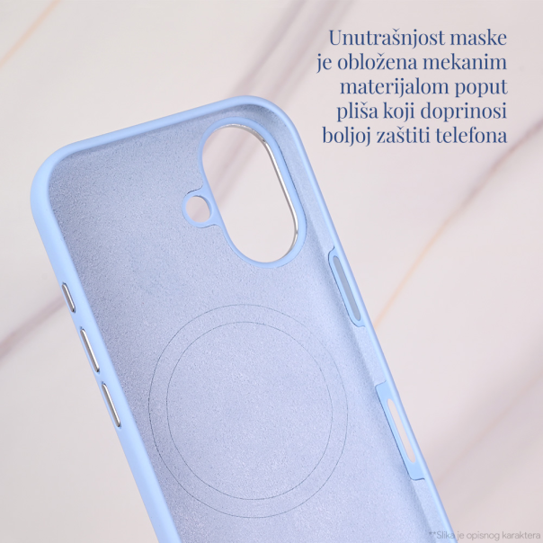 Torbica Magsafe Matte Color iPhone 13 6.1 ljubičasta - 218156