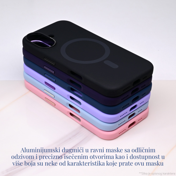 Torbica Magsafe Matte Color iPhone 15 Pro Max 6.7 tamno plava - 218170