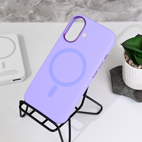 Torbica Magsafe Matte Color iPhone 16 6.1 lila - 218172