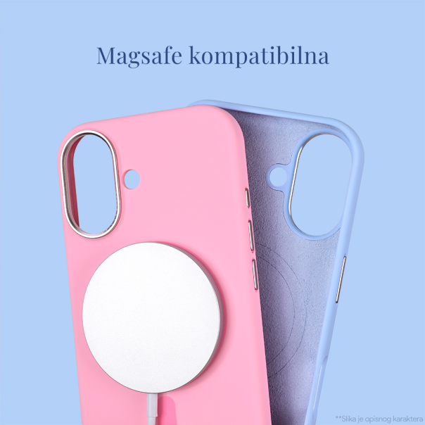 Torbica Magsafe Matte Color iPhone 16 6.1 lila - 218172