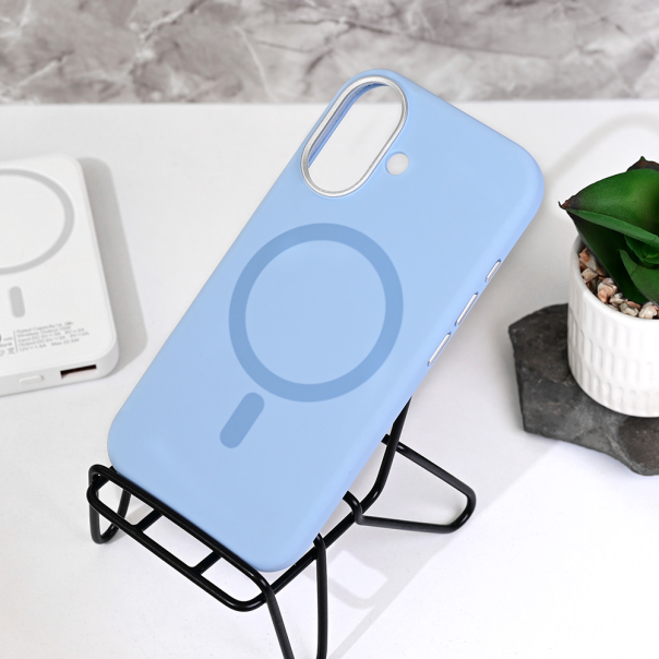 Torbica Magsafe Matte Color iPhone 16 6.1 plava - 218175
