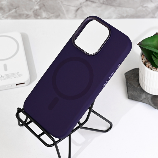 Torbica Magsafe Matte Color iPhone 16 Pro 6.3 ljubičasta - 218182