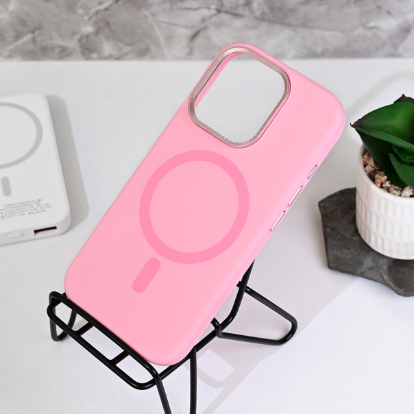 Torbica Magsafe Matte Color iPhone 16 Pro 6.3 roze - 218179