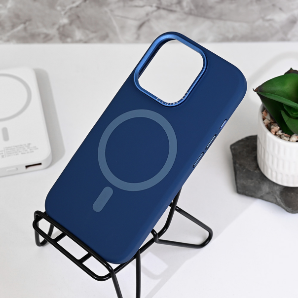 Torbica Magsafe Matte Color iPhone 16 Pro 6.3 tamno plava - 218180