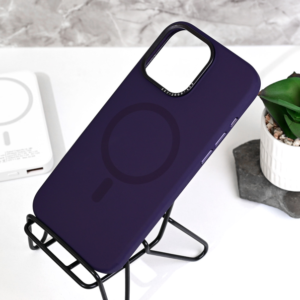 Torbica Magsafe Matte Color iPhone 16 Pro Max 6.9 ljubičasta - 218188