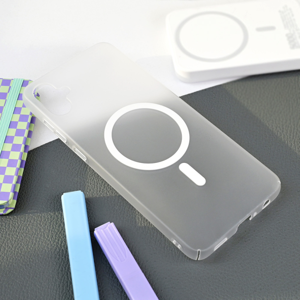 Torbica Magsafe Matte PC za Samsung A055F Galaxy A05 bela - 218621