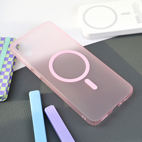 Torbica Magsafe Matte PC za Samsung A055F Galaxy A05 roze - 218622