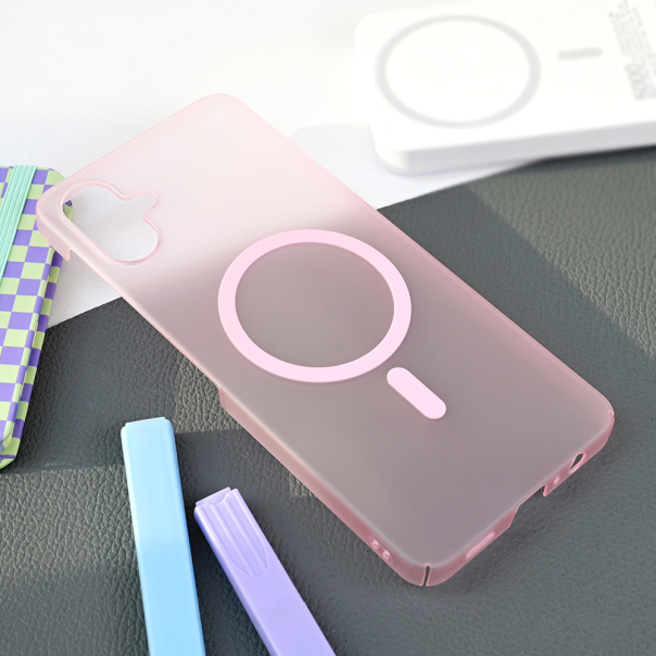 Torbica Magsafe Matte PC za Samsung A065F Galaxy A06 roze - 218616