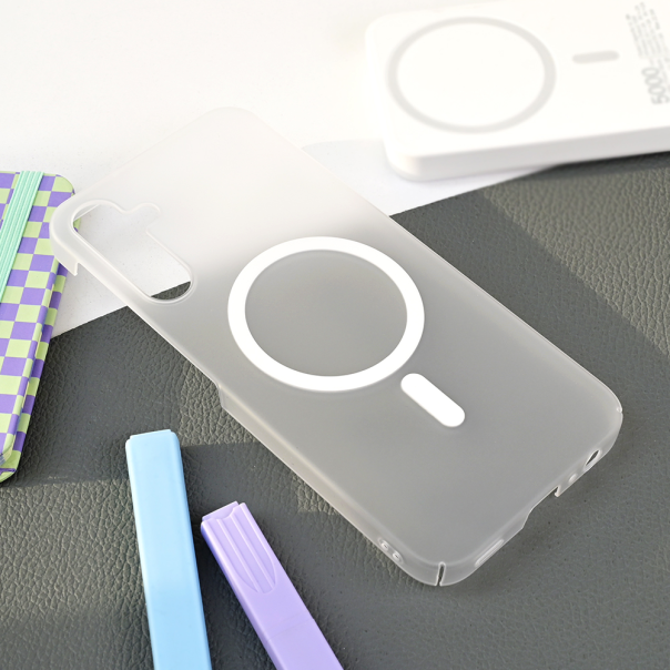 Torbica Magsafe Matte PC za Samsung A156B Galaxy A15 bela - 218624