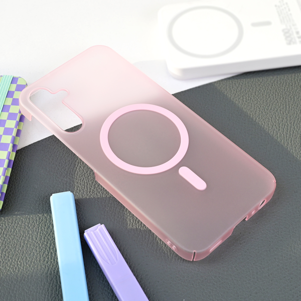 Torbica Magsafe Matte PC za Samsung A156B Galaxy A15 roze - 218625