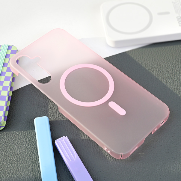 Torbica Magsafe Matte PC za Samsung A256B Galaxy A25 5G roze - 218628