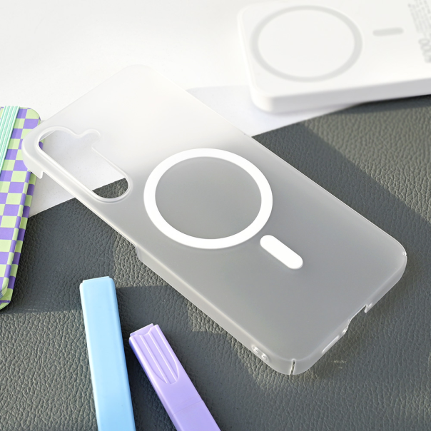 Maska za Samsung Galaxy A55 5G Magsafe Matte PC bela - 218630