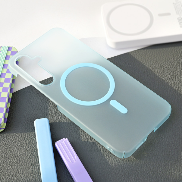 Maska za Samsung Galaxy A55 5G Magsafe Matte PC plava - 218632