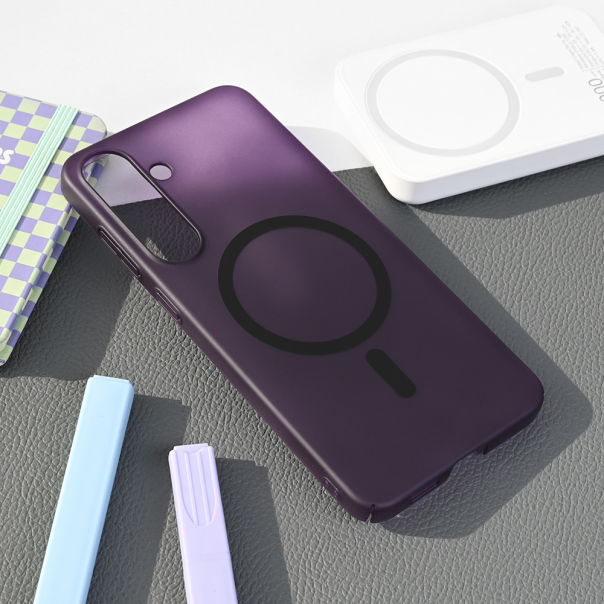 Torbica Magsafe Matte PC za Samsung S936B Galaxy S25 Plus ljubicasta - 220281