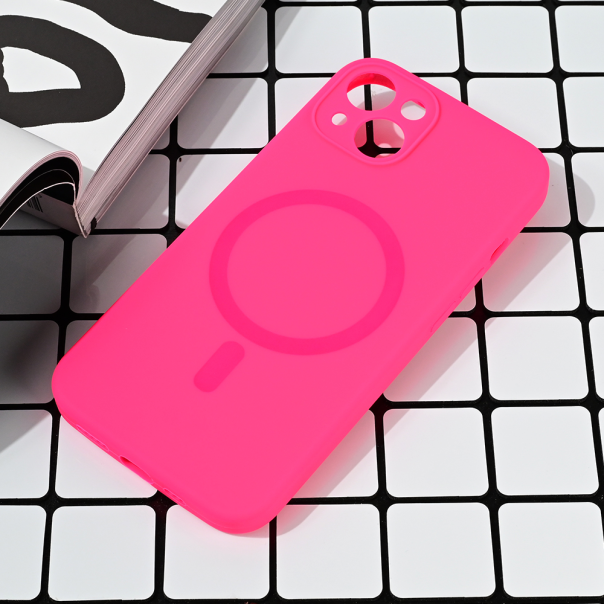 Maska za iPhone 13 6.1 pink Magsafe Pure color - 216598