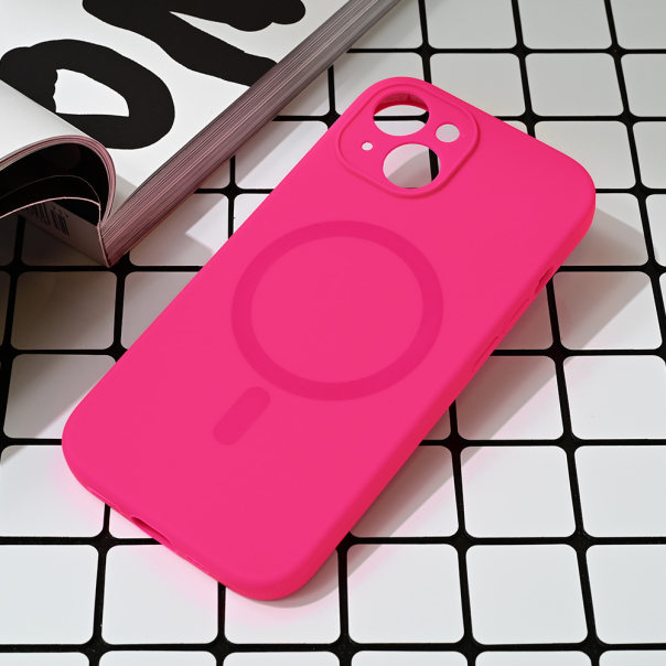 Torbica Magsafe Pure color za iPhone 15 6.1 pink - 218779
