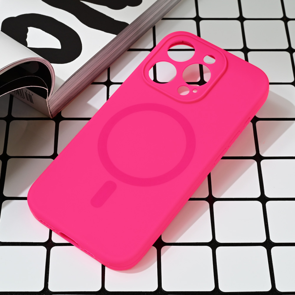 Torbica Magsafe Pure color za iPhone 15 Pro 6.1 pink - 218780