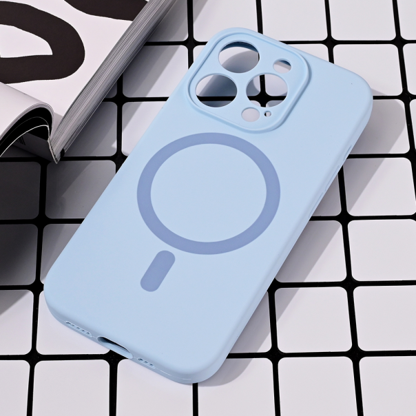 Torbica Magsafe Pure color za iPhone 15 Pro 6.1 svetlo plava - 216631