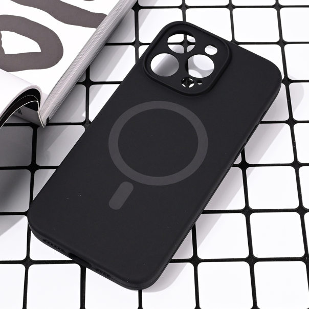 Torbica Magsafe Pure color za iPhone 15 Pro Max 6.7 crna - 216632