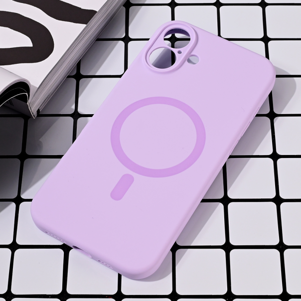 Torbica Magsafe Pure color za iPhone 16 Plus 6.7 lila - 216646