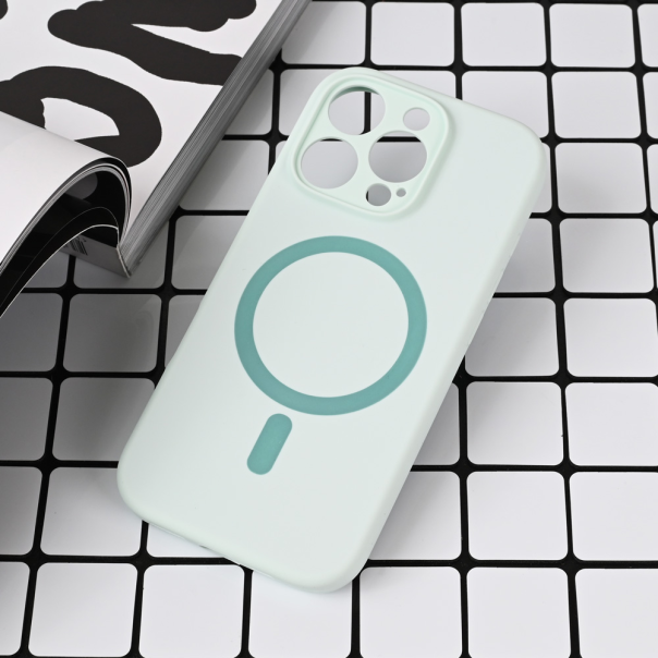 Maska za iPhone 16 Pro 6.3 Magsafe Pure color mint - 221689