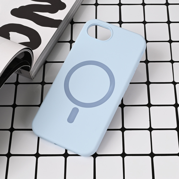 Maska za iPhone 16e Magsafe Pure color svetlo plava - 221696