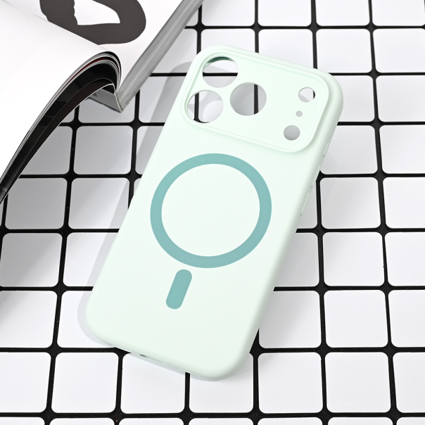 Maska za iPhone 17 Pro 63 Magsafe Pure color mint - 223369