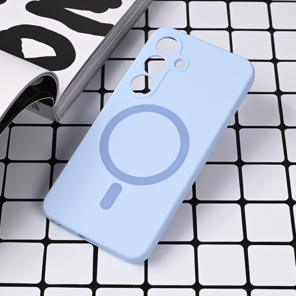 Maska za Samsung Galaxy S25 Magsafe Pure color svetlo plava - 219909