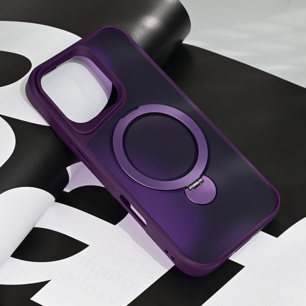 Torbica Magsafe Ring Stand za iPhone 16 Pro 6.3 ljubicasta - 216987