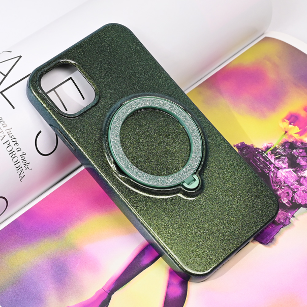 Maska za iPhone 11 Pro 5.8 Magsafe Ring zelena - 215010