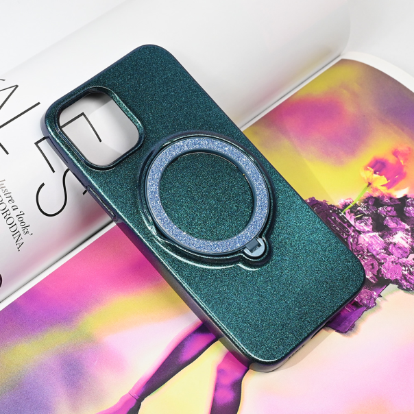 Maska za iPhone 12 6.1 Magsafe Ring plava - 215016