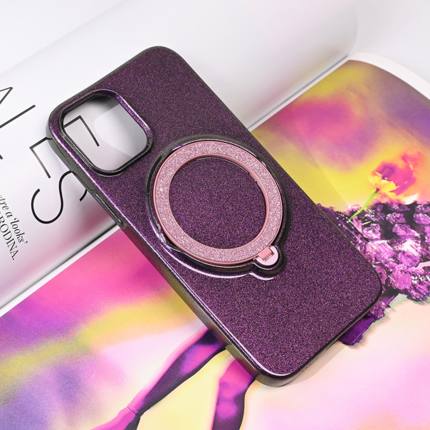 Maska za iPhone 12 6.1 Magsafe Ring roze - 215017-1