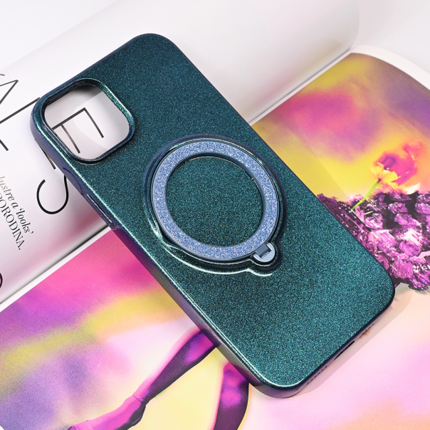 Maska za iPhone 15 Plus 6.7 Magsafe Ring plava - 215040