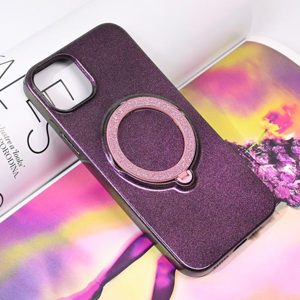 Torbica Magsafe Ring za iPhone 15 Plus 6.7 roze - 215041