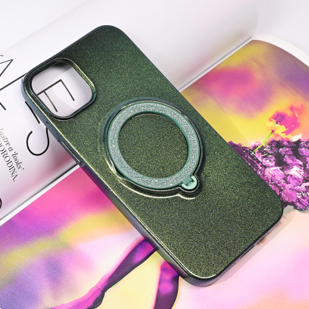 Torbica Magsafe Ring za iPhone 15 Plus 6.7 zelena - 215042