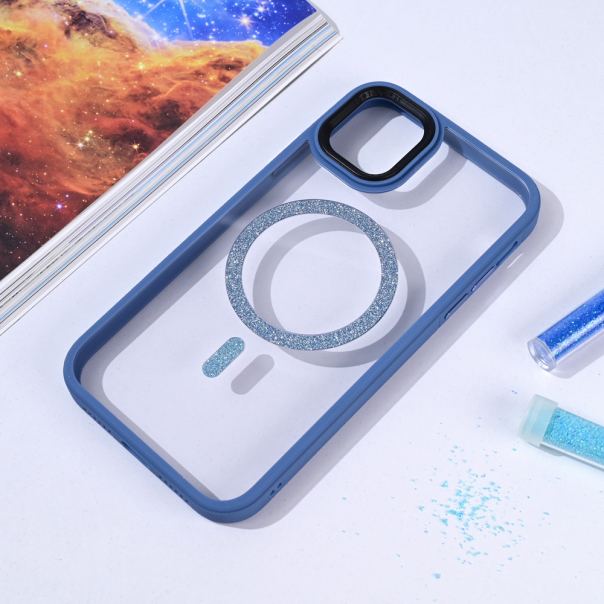 Torbica Magsafe shining za iPhone 11 6.1 svetlo plava - 215694