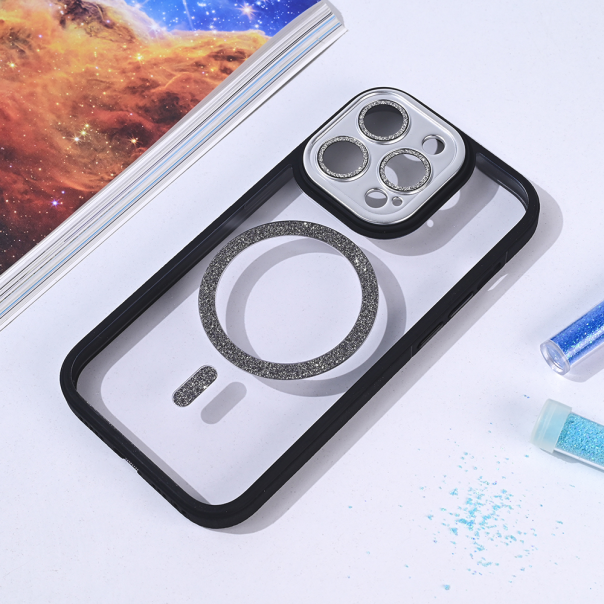 Maska za iPhone 14 Pro 6.1 Magsafe shining crna - 215717