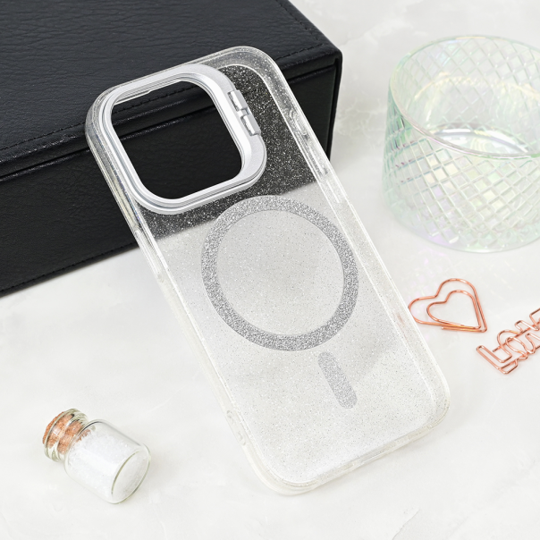 Torbica Magsafe Sparkle za iPhone 13 Pro 6.1 transparent - 216911